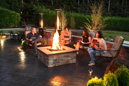 Outdoor Fire Pit Gathering
